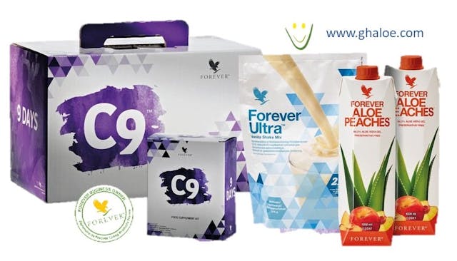 Programme Foreverliving C9 Aloe Pèche  Vanille