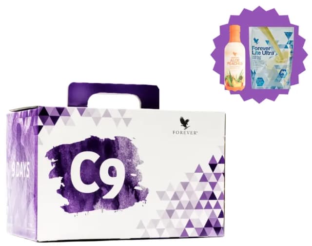 Nouveau C9 2025 Aloe Pèche  Vanille Programme Foreverliving 