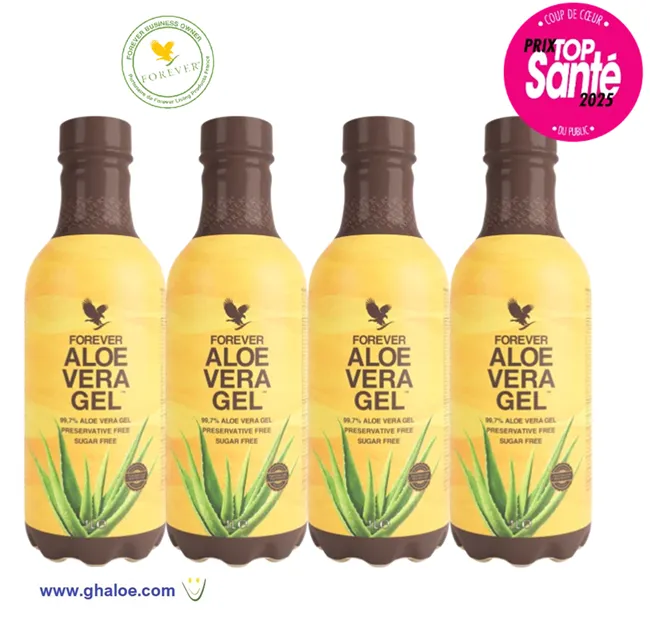 4-Pack Forever Aloe Vera Gel - 4 x 1 Litre