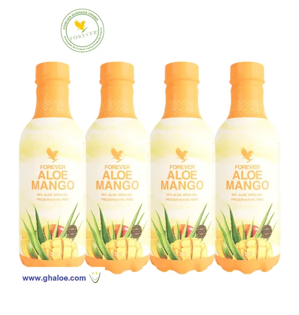 4-Pack Forever Aloe Mango - 4 x 1 Litre